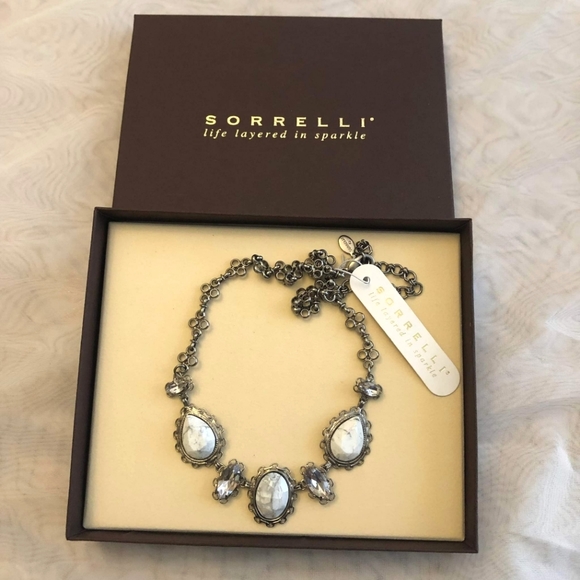 Sorrelli Silky Clouds ~ Maria Statement Necklace - Picture 2 of 3